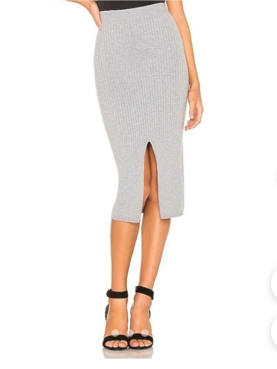 Free People Dresses & Skirts - Free People Skyline Nylon Knot Gray Sweater Skirt-size M